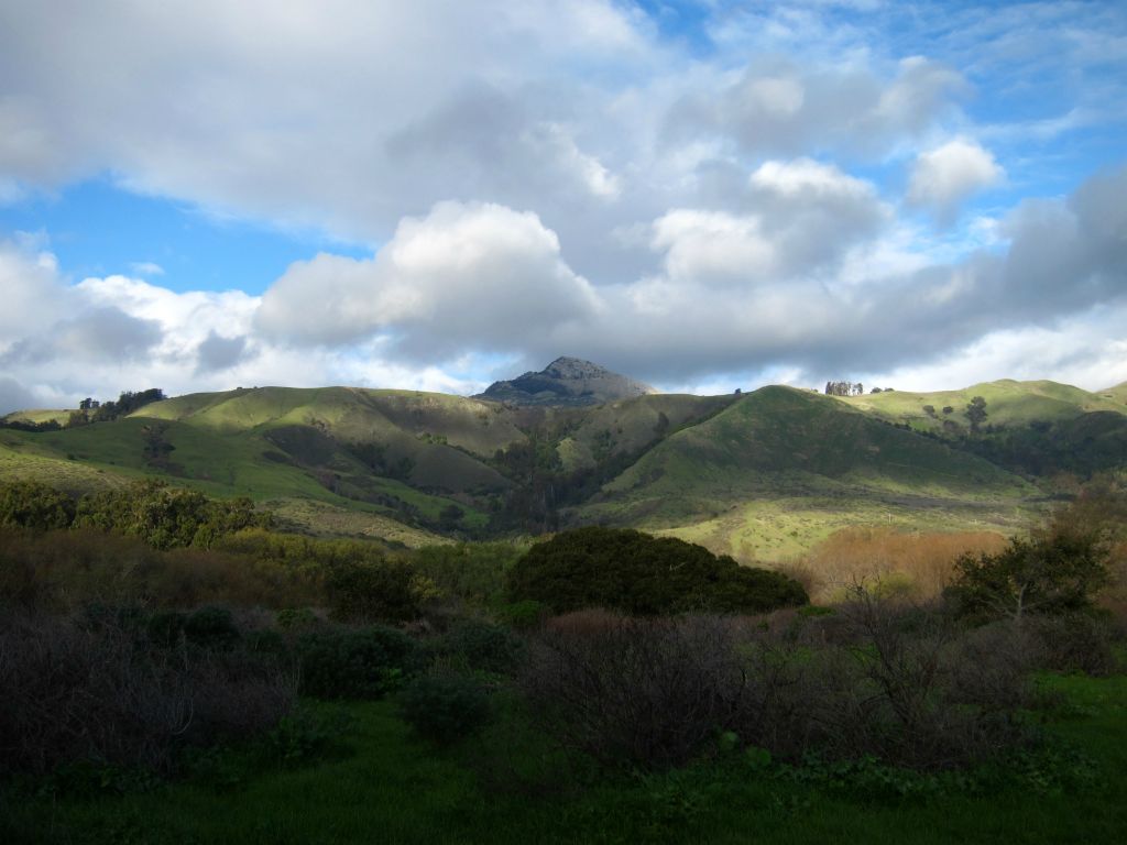 Pico Blanco from Highway 1, 2/20/10