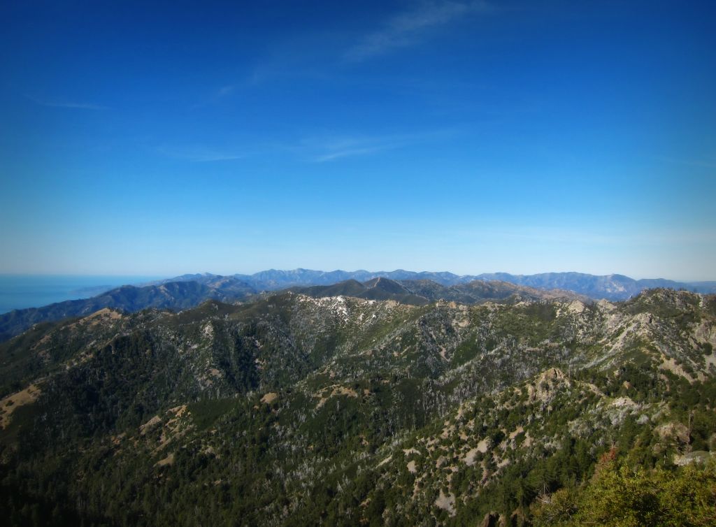 Cone Peak Summit View, 1/28/12