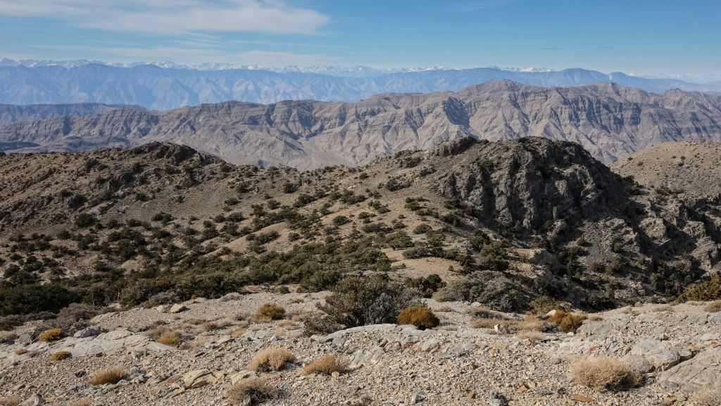 Looking west from Tin Mountain, 12/22/17