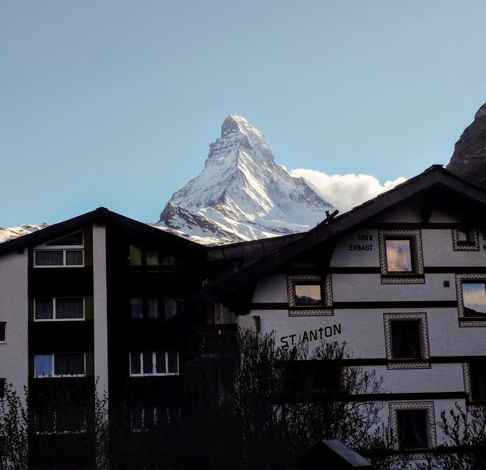 The Matterhorn from Zermatt, 5/20/17