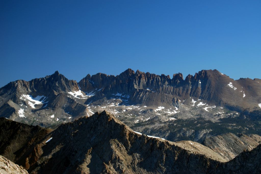 The Kaweahs from Sawtooth Peak, 8/20/12