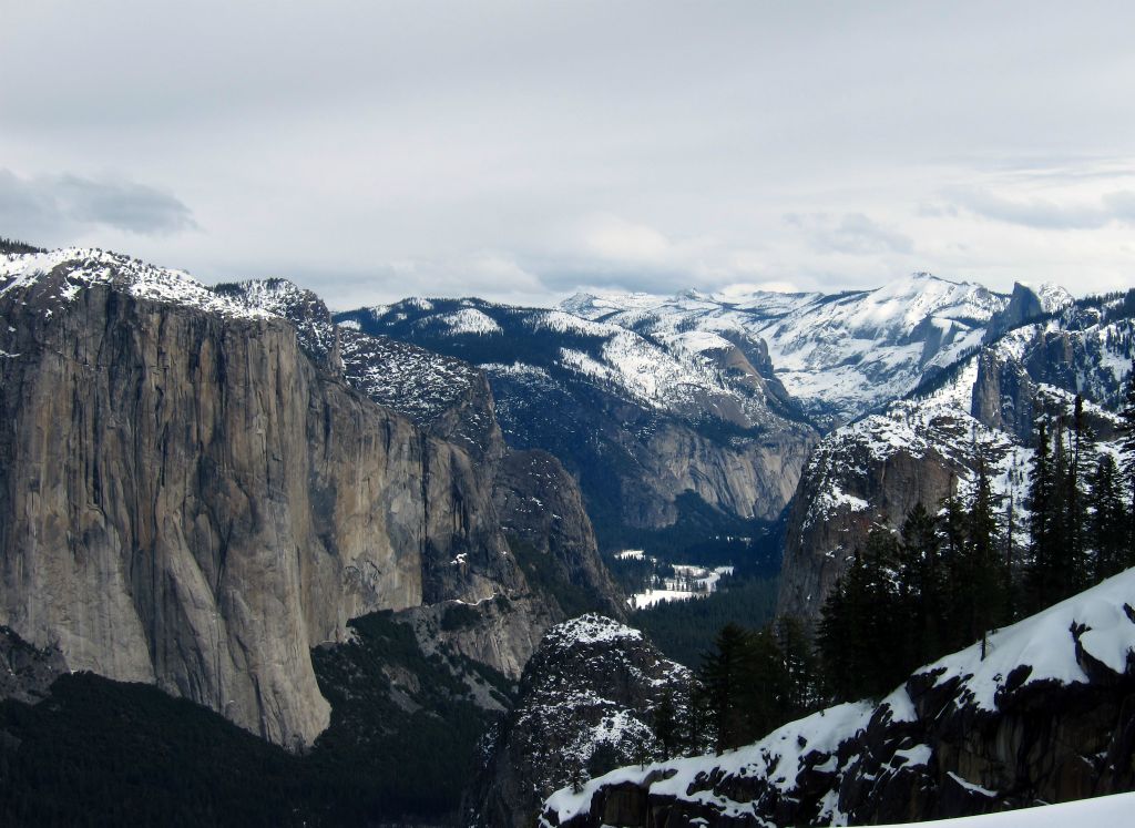 Yosemite Valley from Stanford Point, 2/5/10