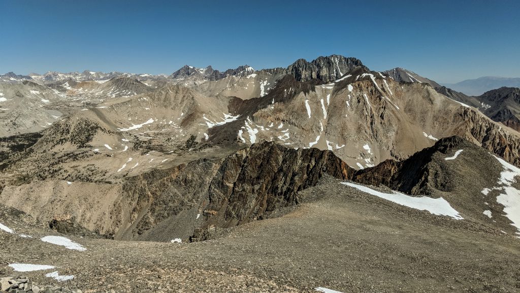 Palisades from Striped Mountain, 6/23/18