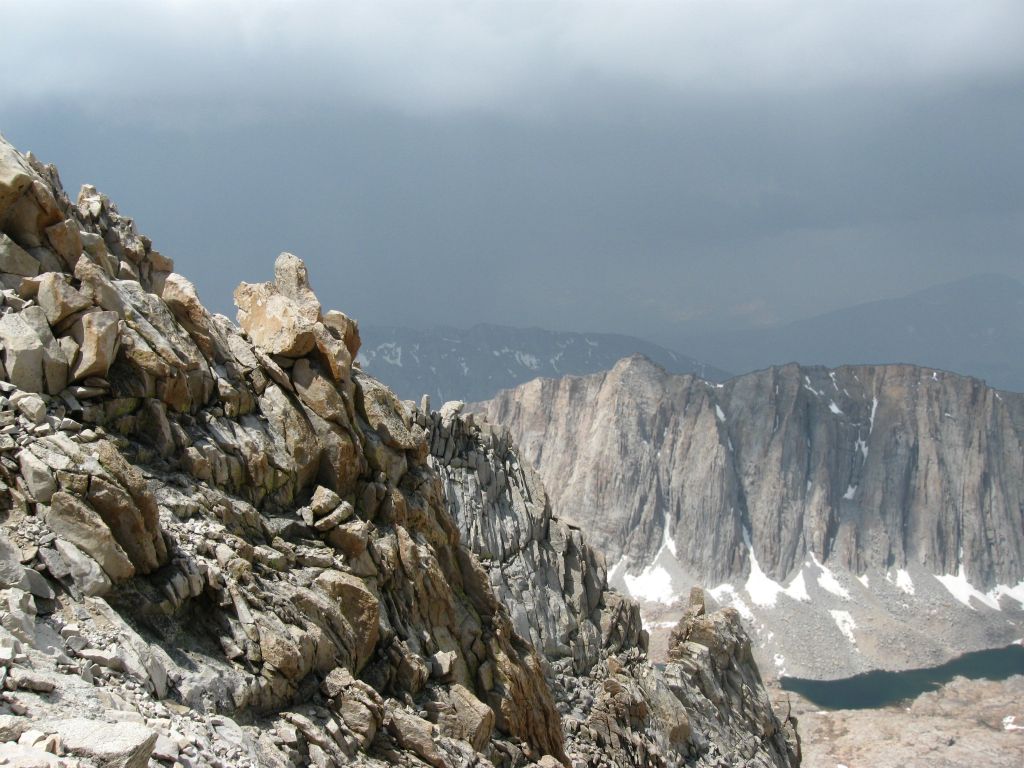 Mt. Hitchcock from the Mt. Whitney Trail, 7/12/08